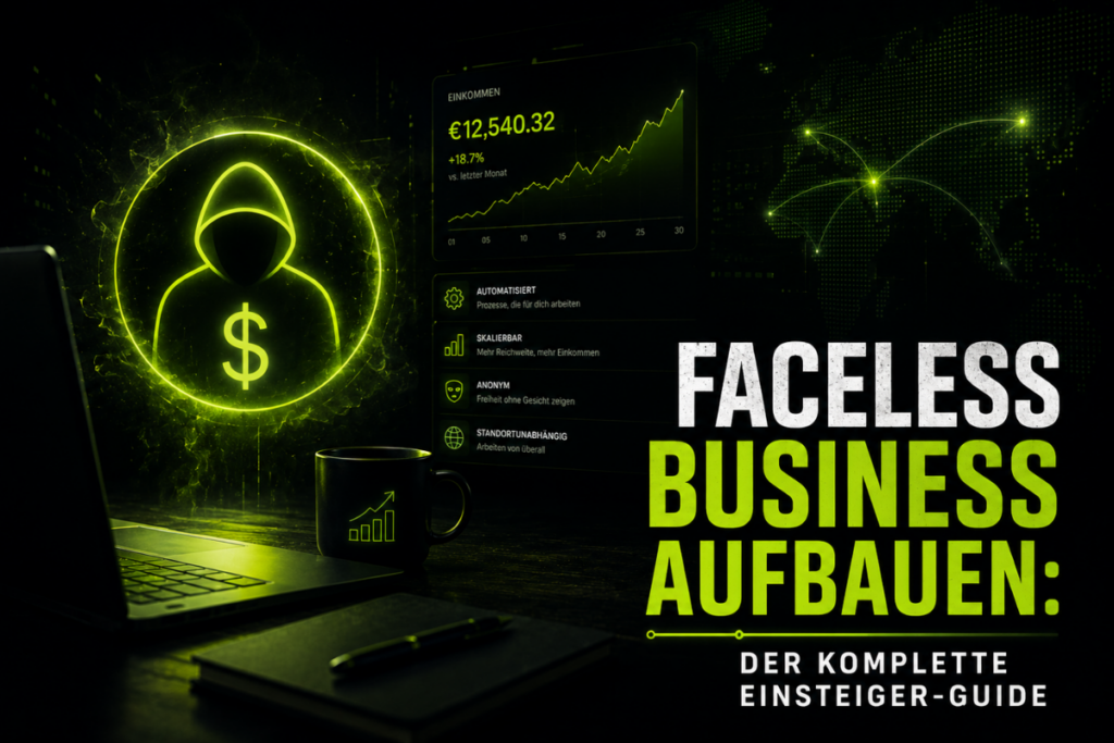 Faceless Business aufbauen: Der komplette Einsteiger-Guide 2026